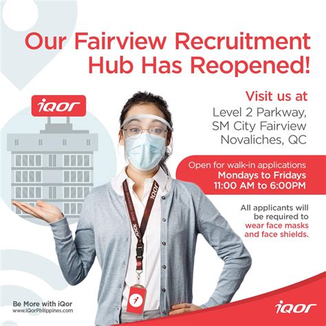 sm fairview hiring|iQor Fairview .